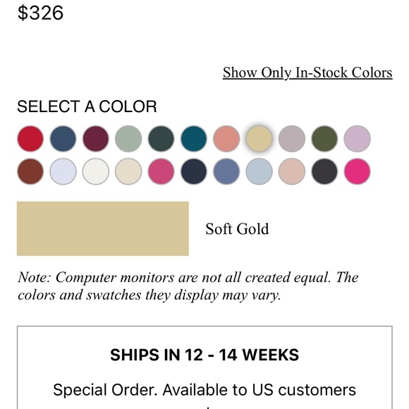 Cynthia and Sahar CS108 Soft Gold - Picture 3 of 3